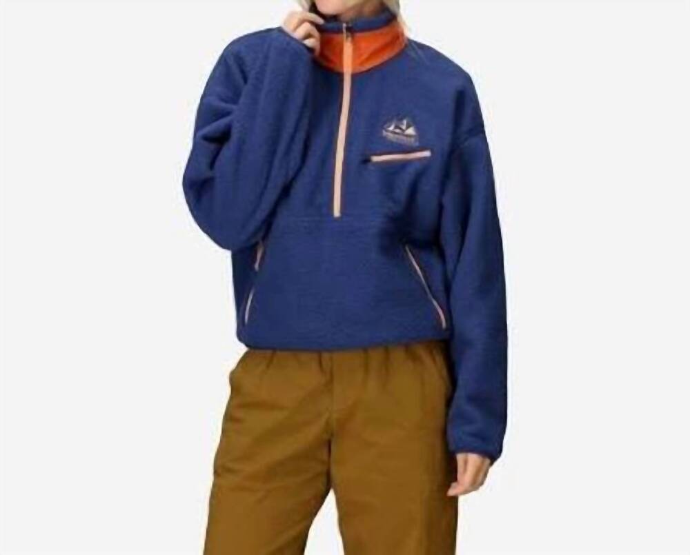 NEW MARMOT women's 94 e.c.o. recycled fleece jacket in blue